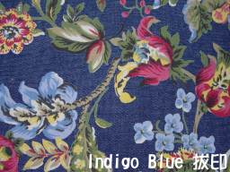Indigo Blue 拔印